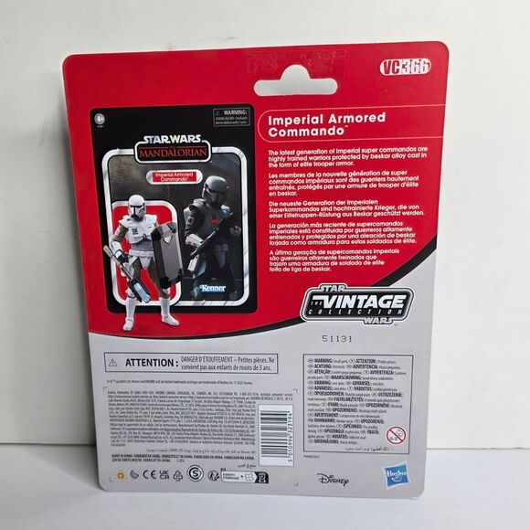 Star Wars The Vintage Collection Mandalorian Imperial Armored Commando - NEW - Picture 3 of 5